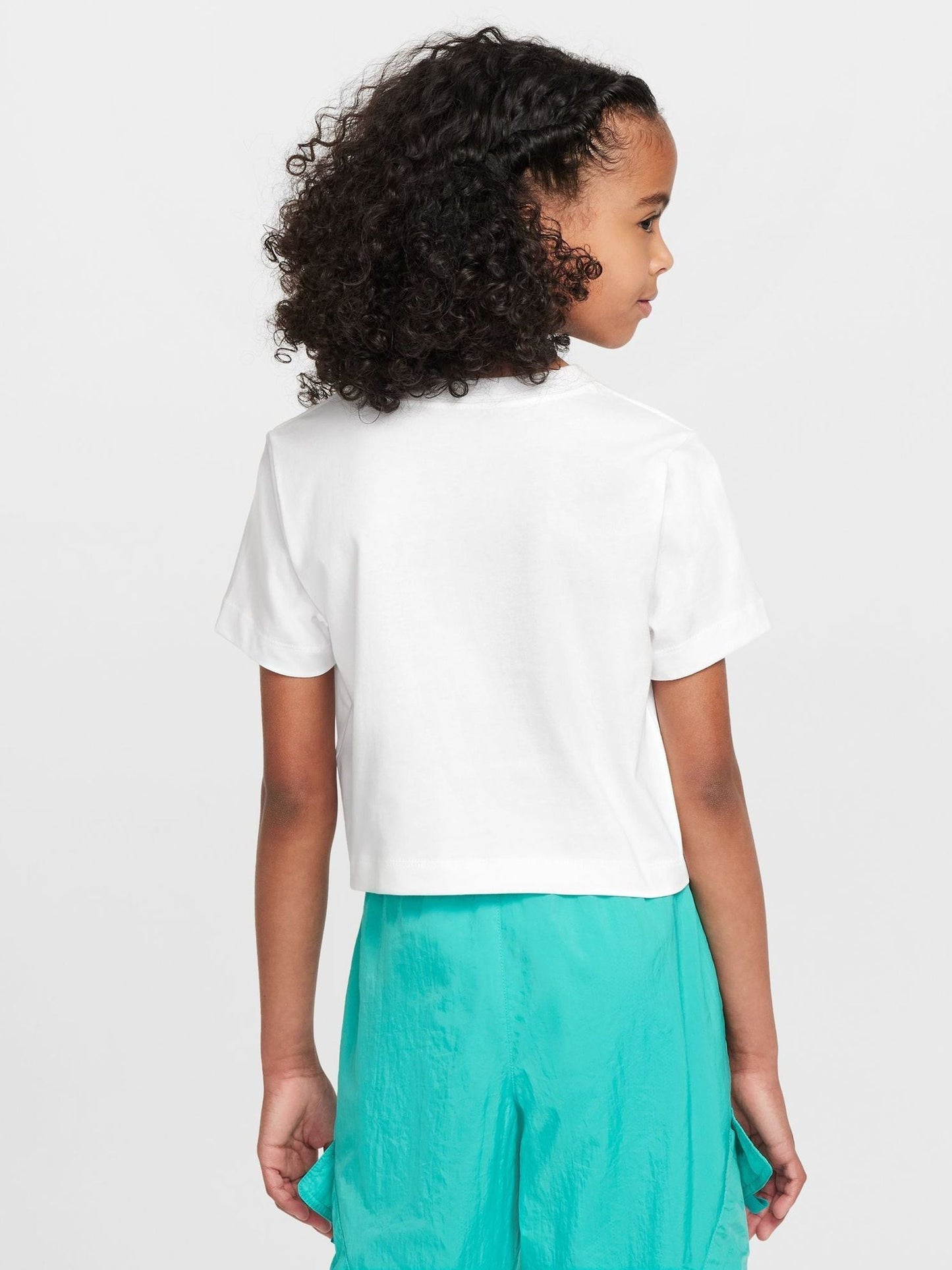 Dsiney Kidz - Nike White Cropped T-Shirt image 2