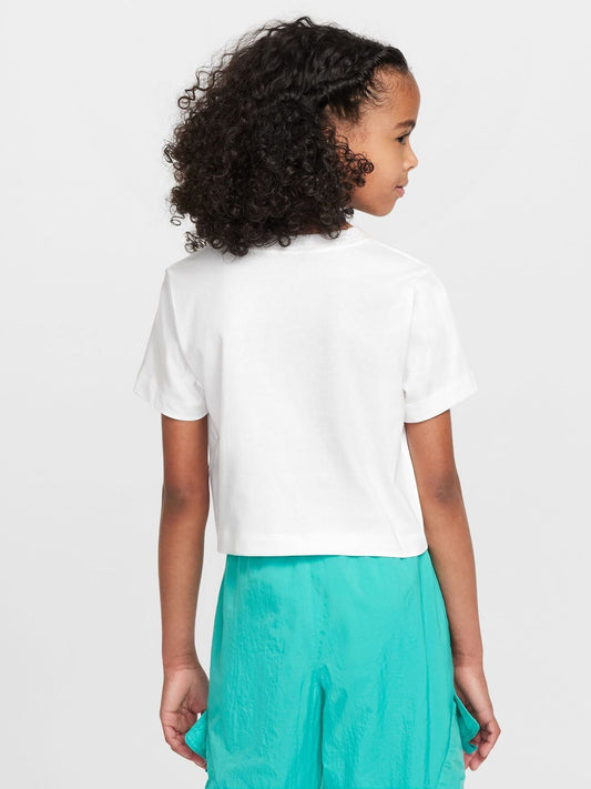 Dsiney Kidz - Nike White Cropped T-Shirt image 2