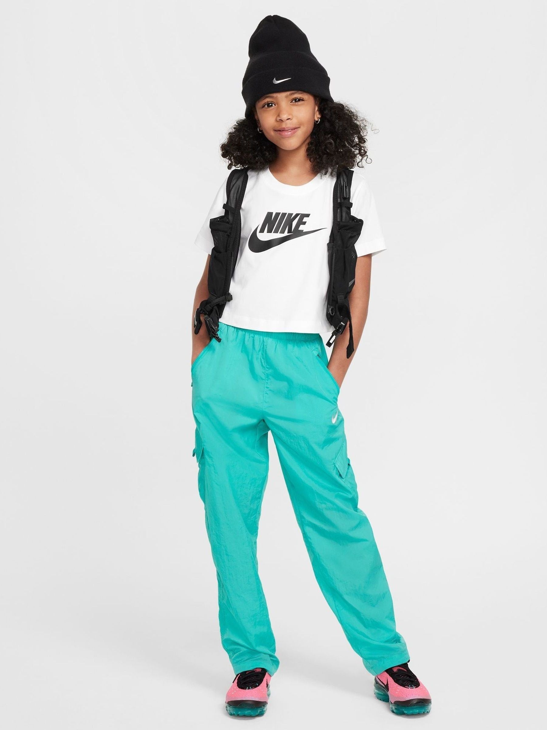 Dsiney Kidz - Nike White Cropped T-Shirt image 3