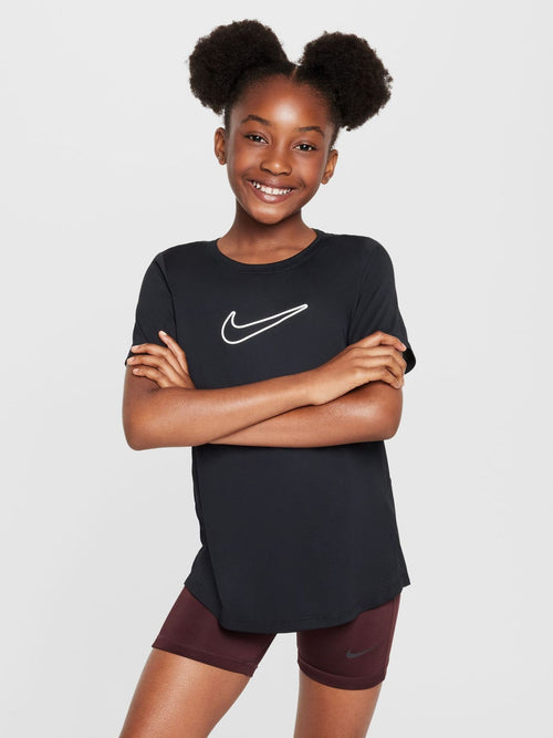 Dsiney Kidz - Nike Black Dri-FIT One Short Sleeve T-Shirt image 1