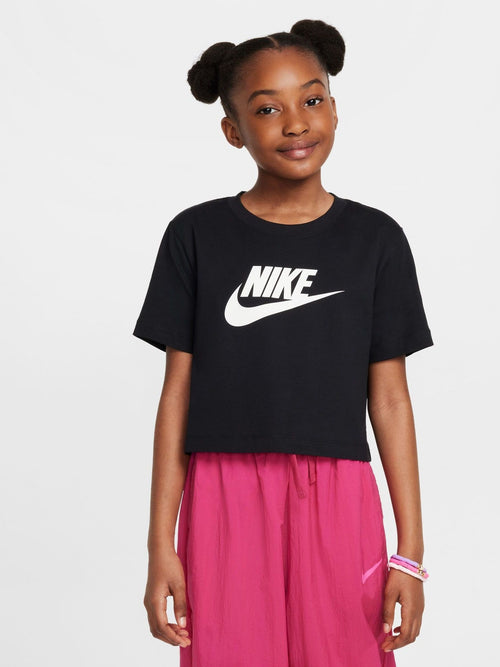Dsiney Kidz - Nike Black Cropped T-Shirt image 1