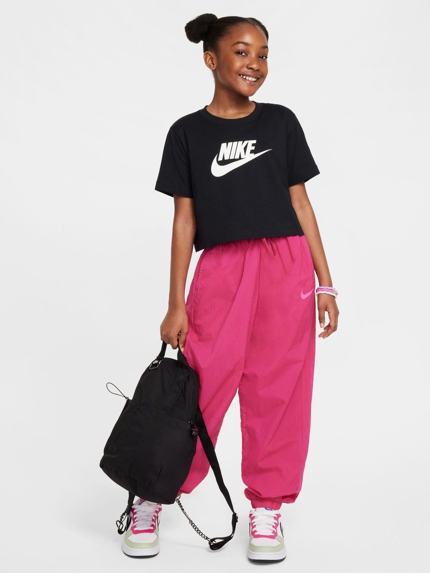 Dsiney Kidz - Nike Black Cropped T-Shirt image 3