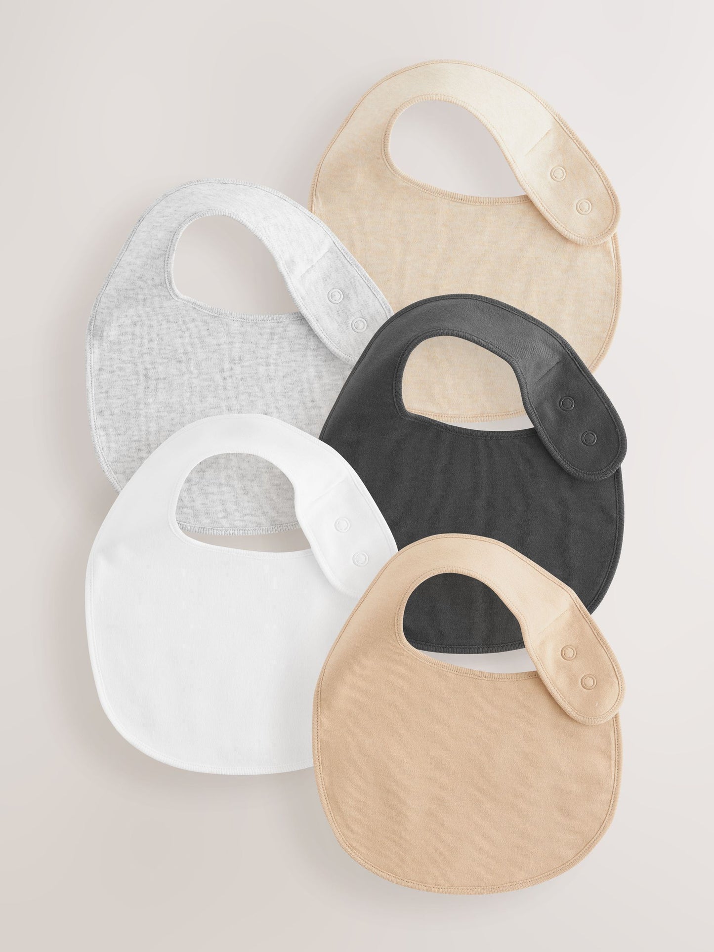 Neutral Baby 100% Cotton Bibs 5 Pack image 1