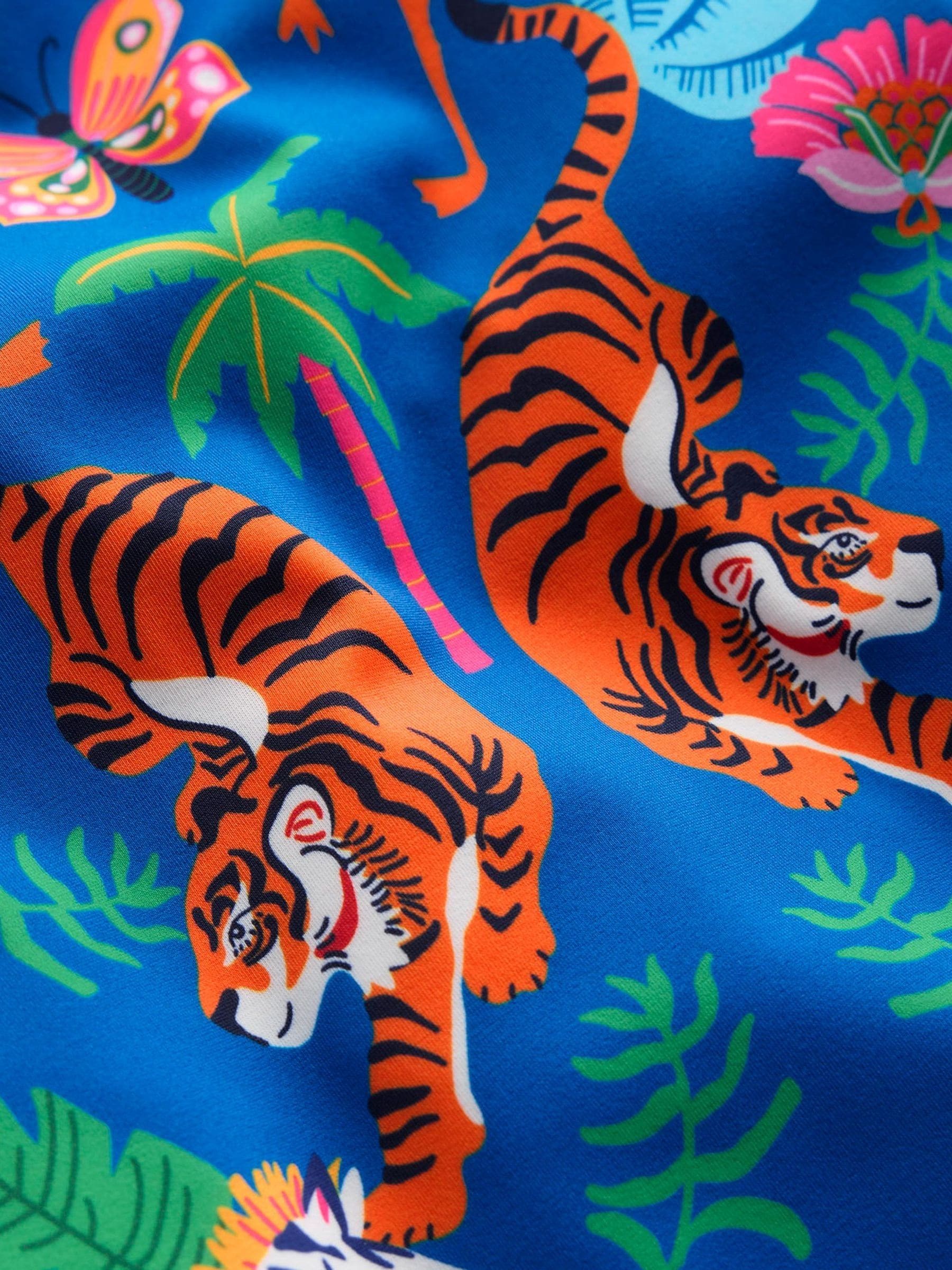 Boden Blue Hallie Frill Strap Swimsuit image 3