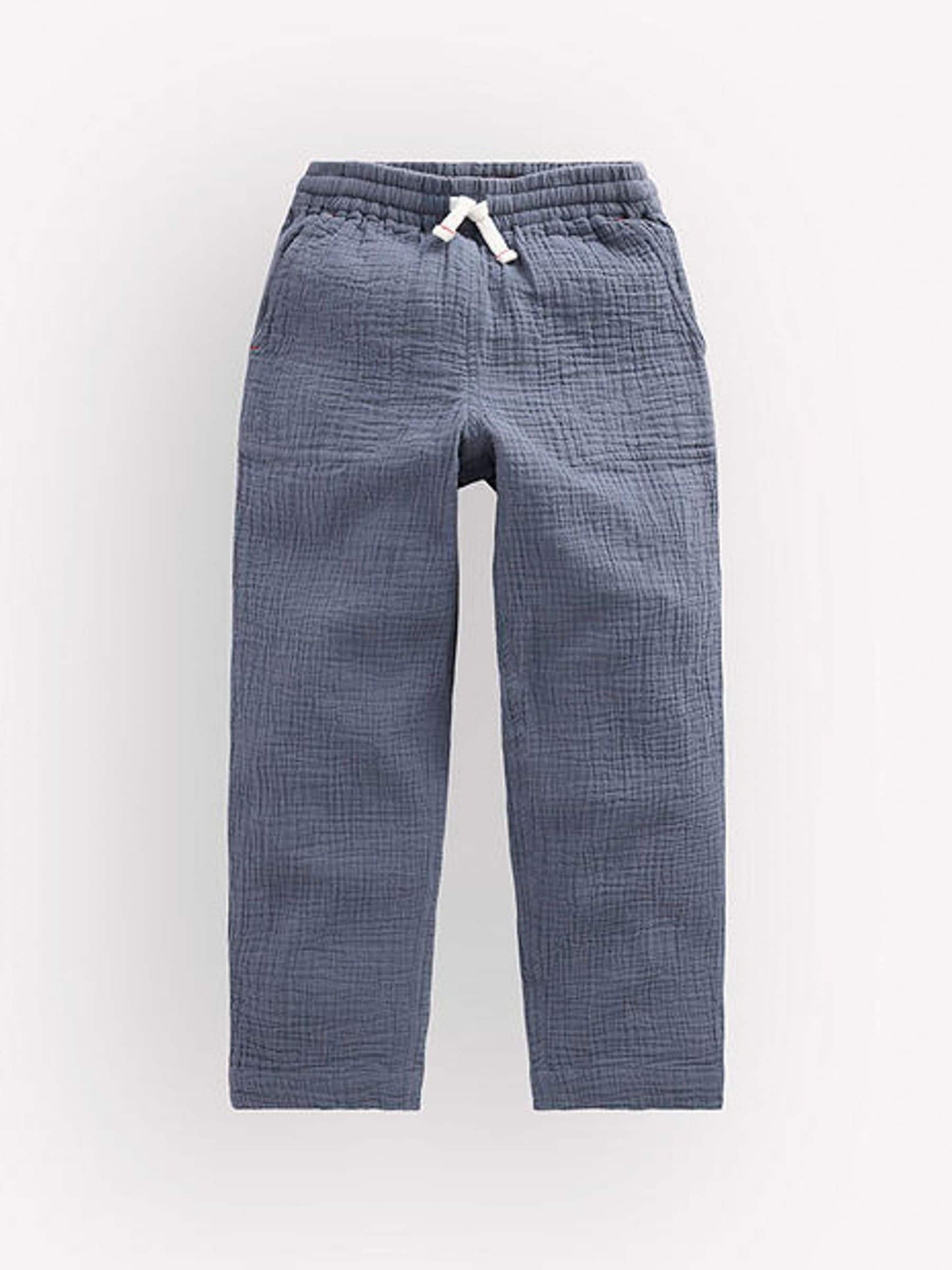 Boden Blue Double Cloth Summer Trousers image 1