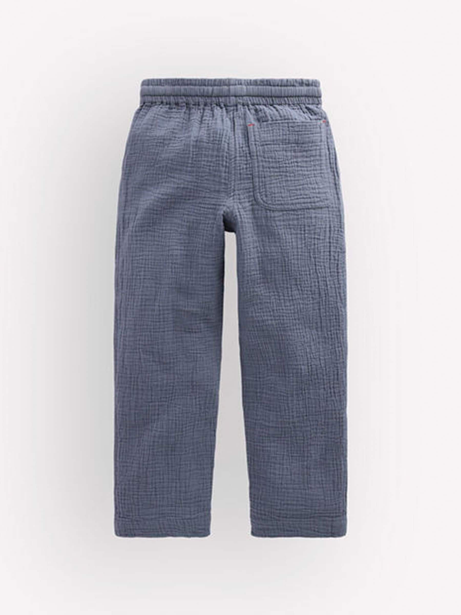 Boden Blue Double Cloth Summer Trousers image 2