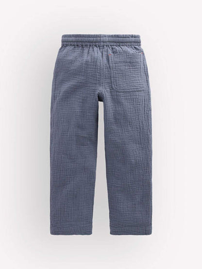 Boden Blue Double Cloth Summer Trousers image 2