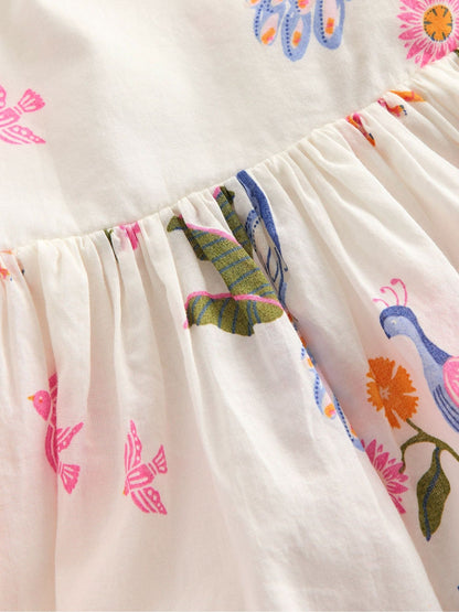 Boden Cream Harper Cross-back Dress image 3