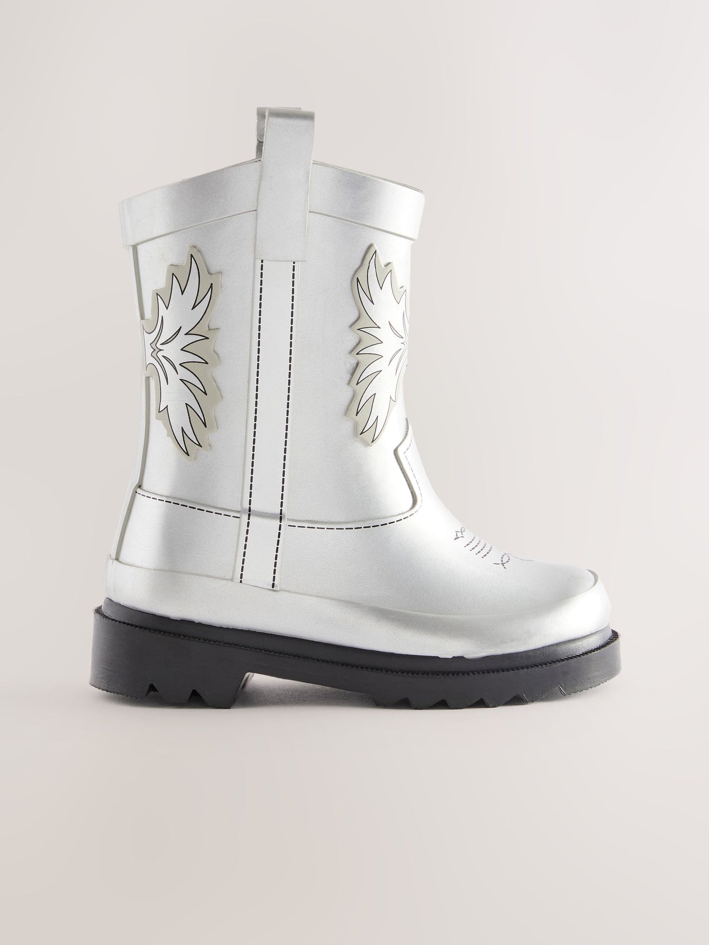 Silver Western Wellies image 2