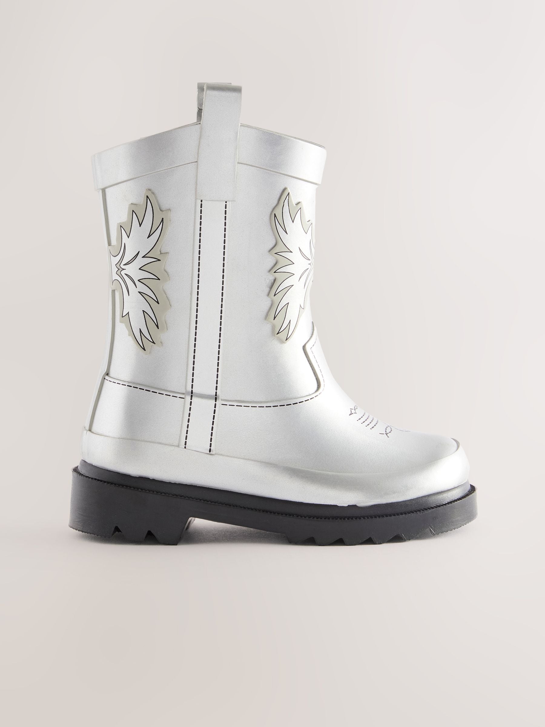 Silver Western Wellies image 2