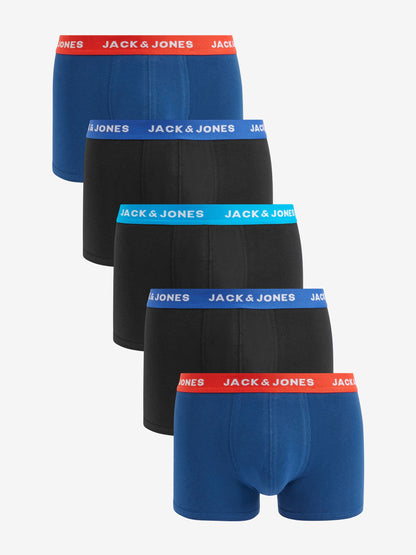 Dsiney Kidz - JACK & JONES Blue Boxer Shorts 5 Pack image 5