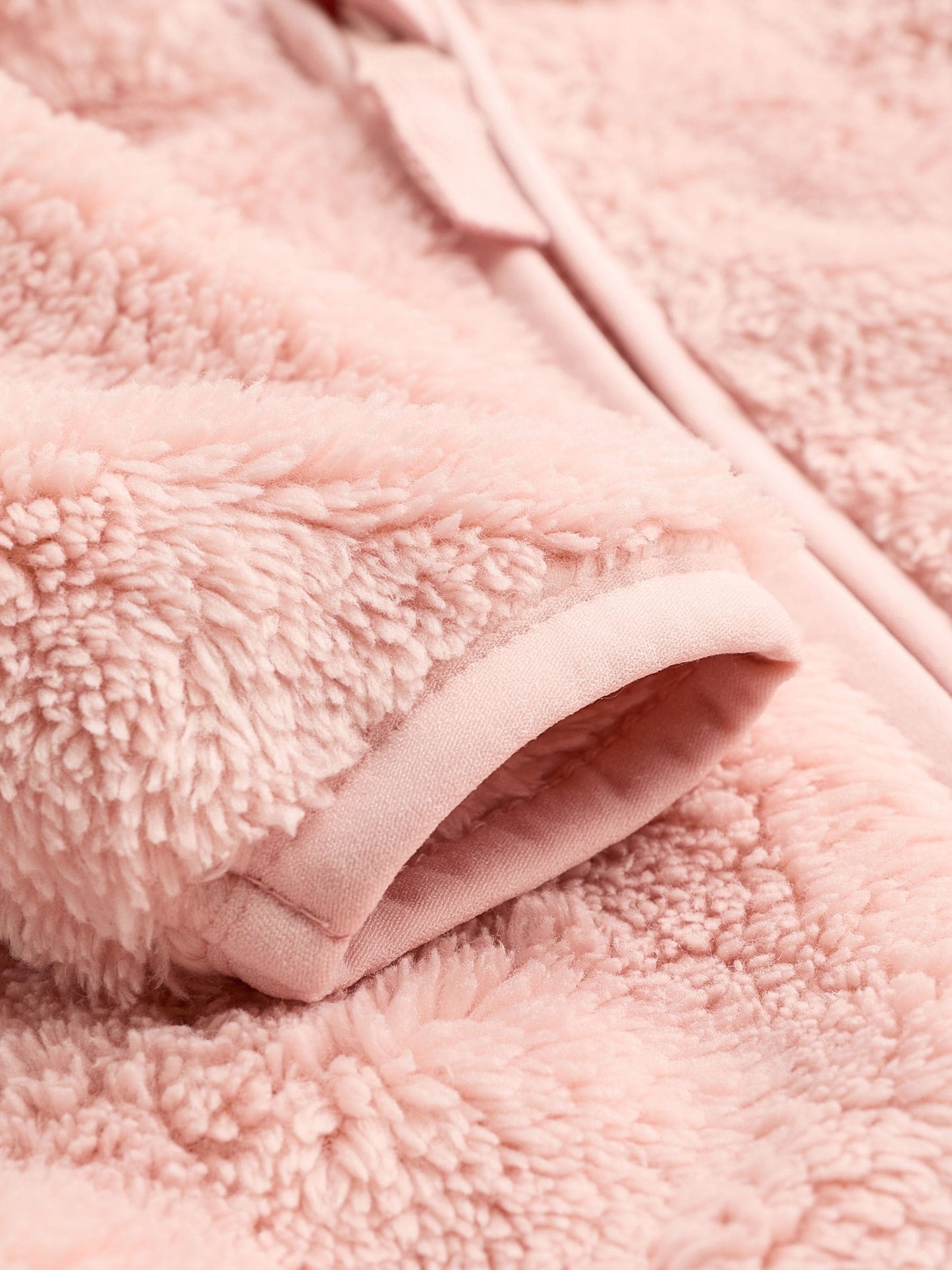 Pink Fleece Baby Hooded Jacket (0mths-2yrs)