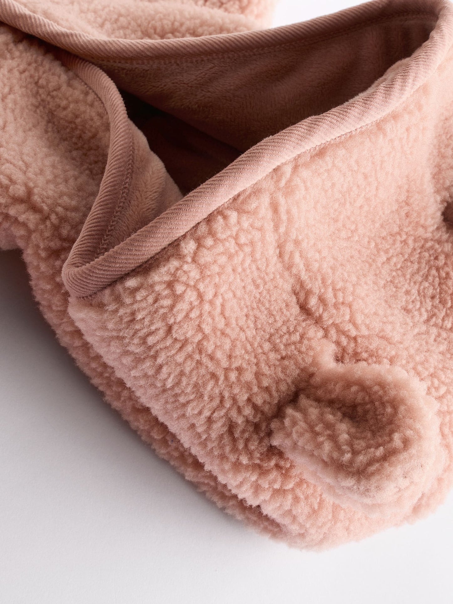 Pink Baby Borg Fleece Jacket (0mths-2yrs)