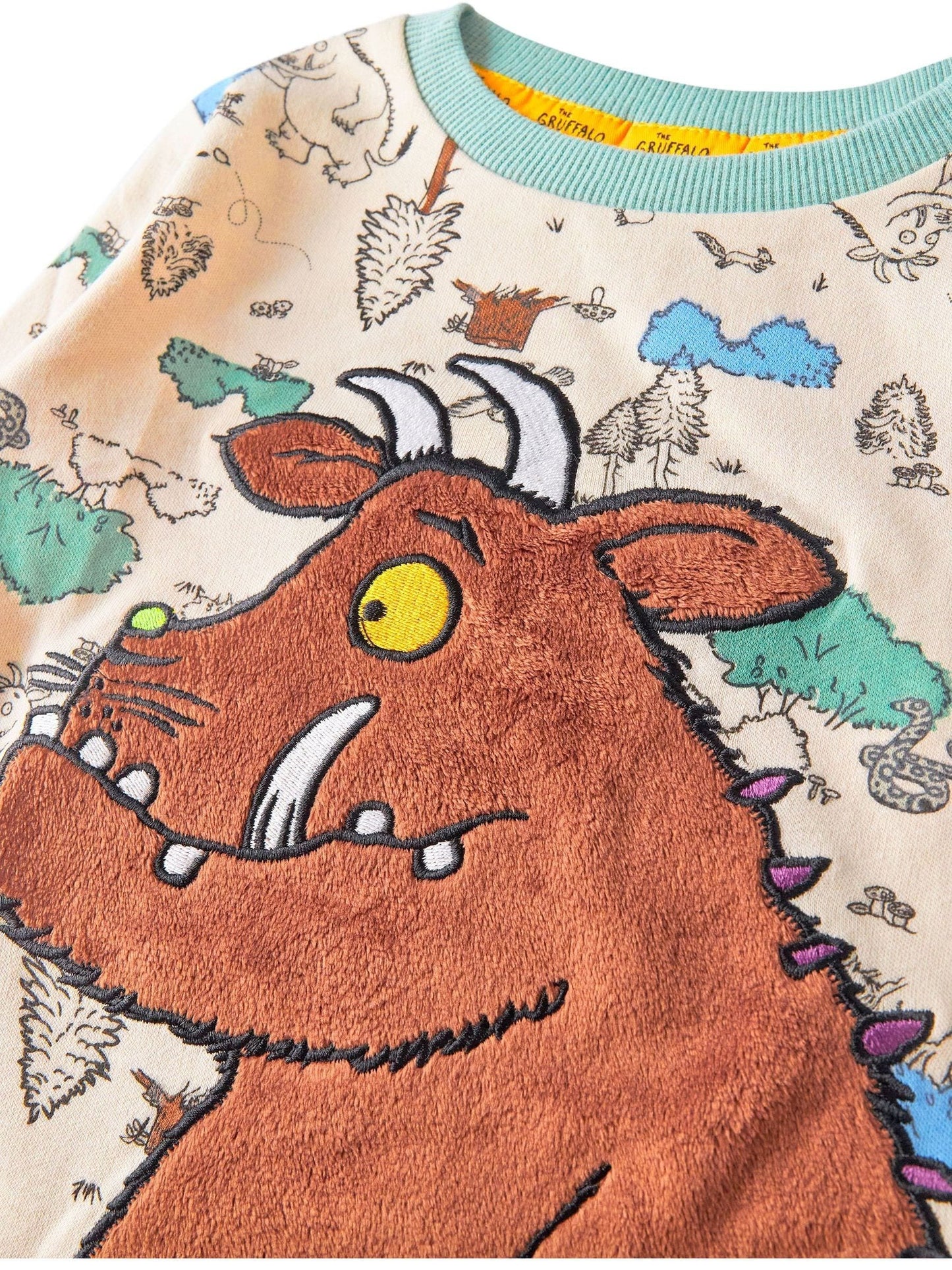 Dsiney Kidz - Vanilla Underground Kids Natural 100% Cotton Gruffalo Pyjamas image 5