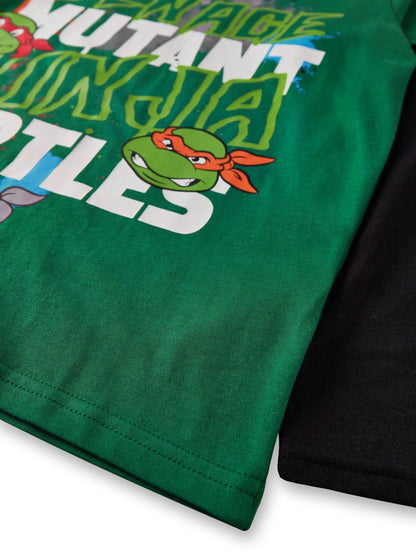 Dsiney Kidz - Vanilla Underground Green Boys Teenage Mutant Ninja Turtles Long Sleeve 100% Cotton T-Shirt image 3