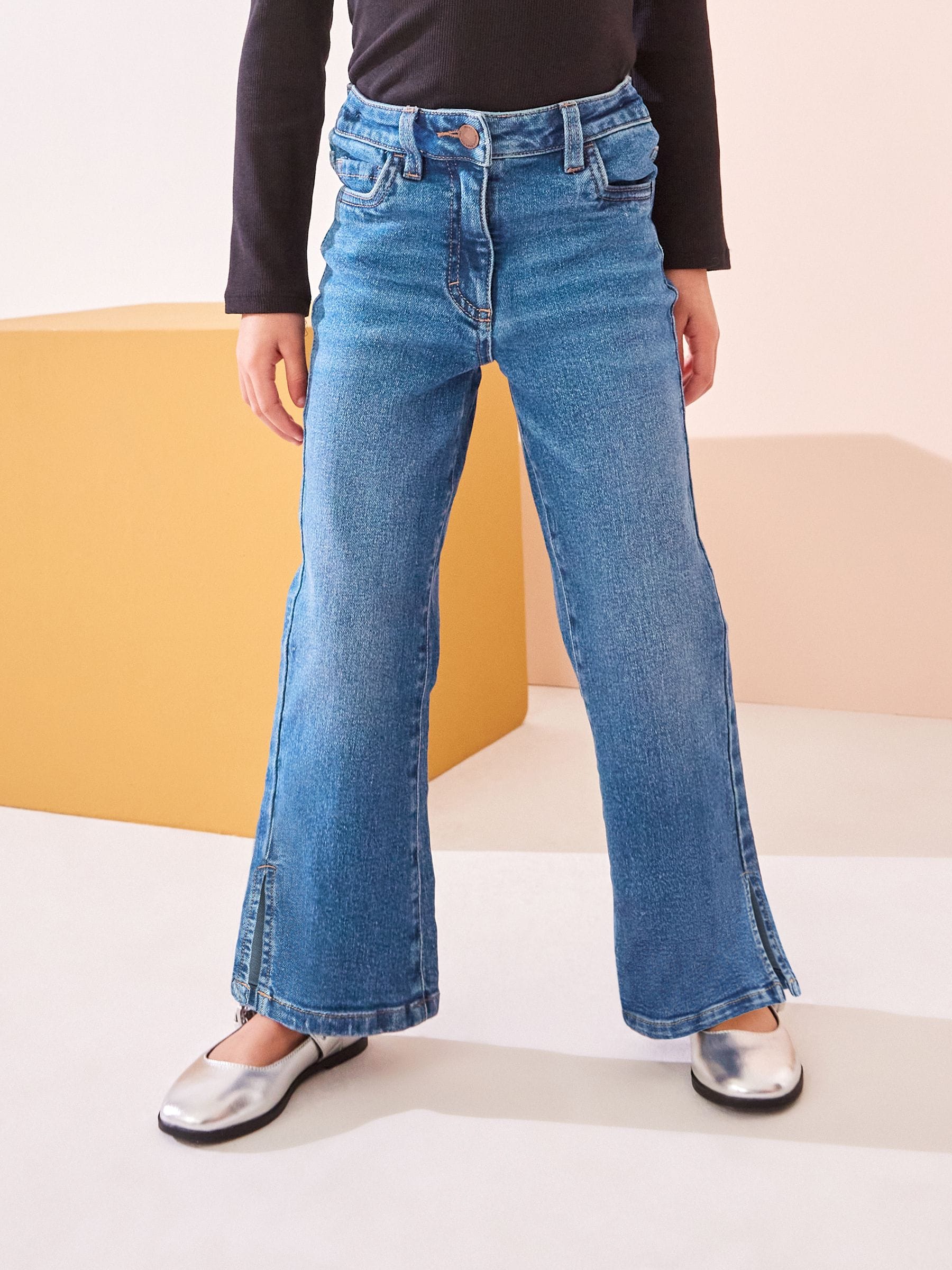 Dsiney Kidz - Mid Blue Denim Flare Jeans (3-16yrs) image 1