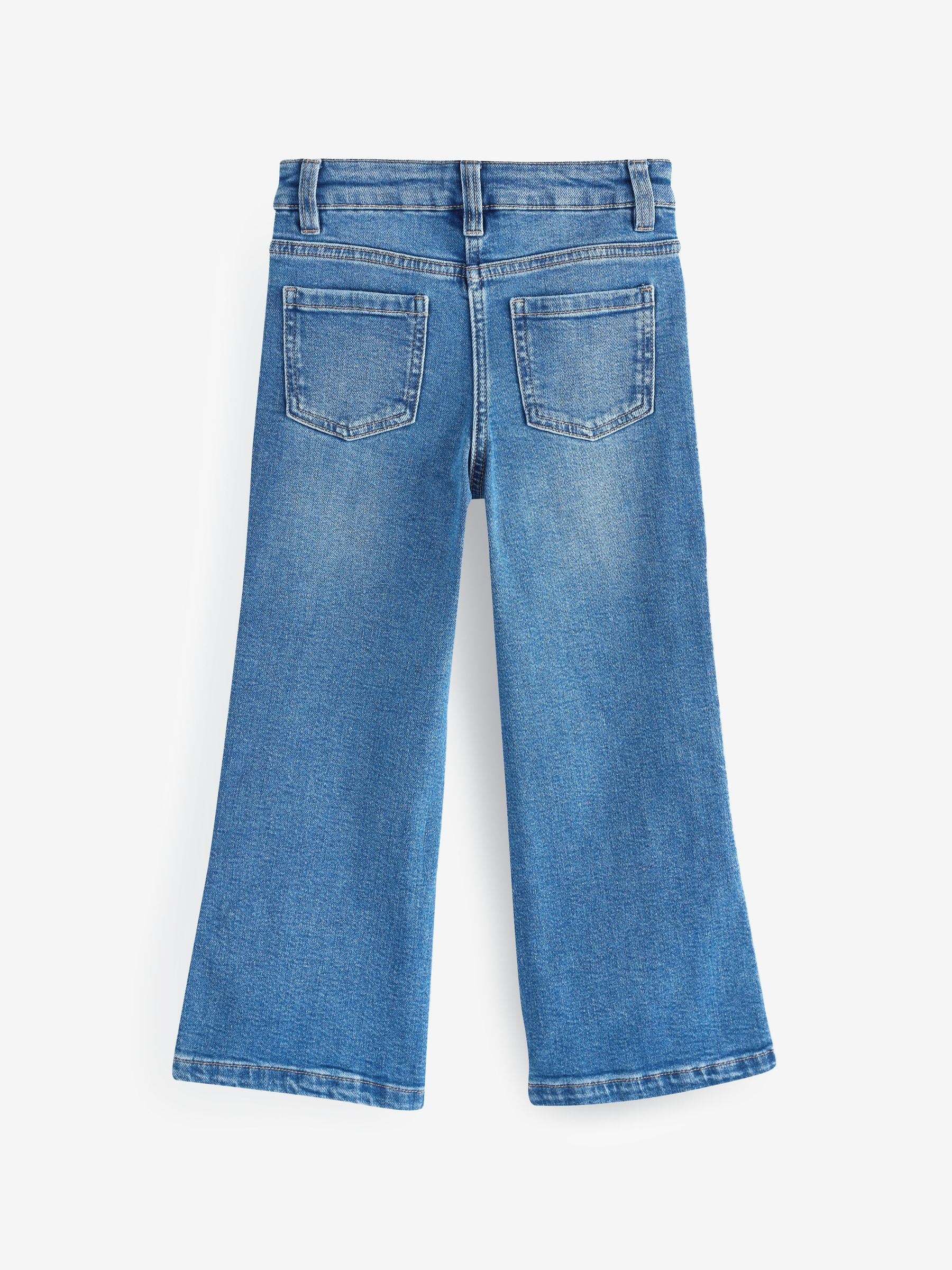 Dsiney Kidz - Mid Blue Denim Flare Jeans (3-16yrs) image 6