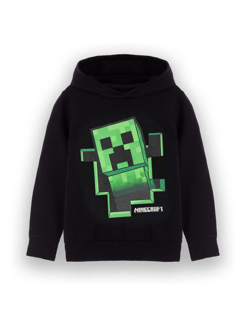 Dsiney Kidz - Vanilla Underground Boys Black Minecraft 100% Cotton Hoodie image 1