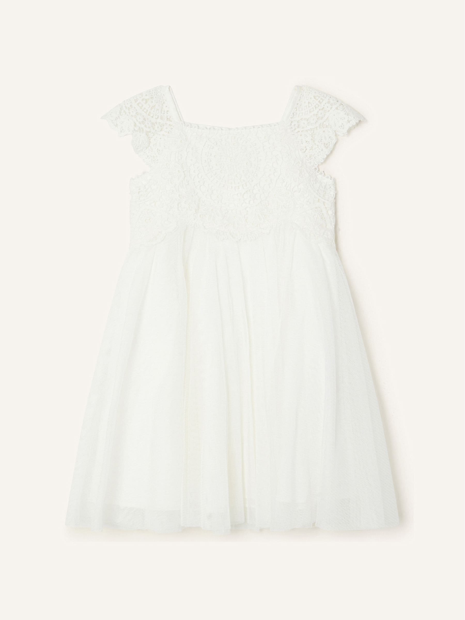 Monsoon White Estella Dress image 1