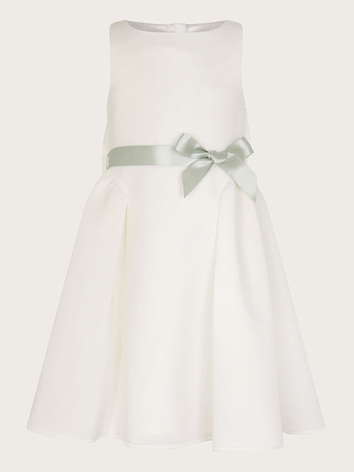Dsiney Kidz - Monsoon White Scuba Holly Bridesmaid Dress image 1