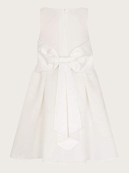 Monsoon White Scuba Holly Bridesmaid Dress image 2