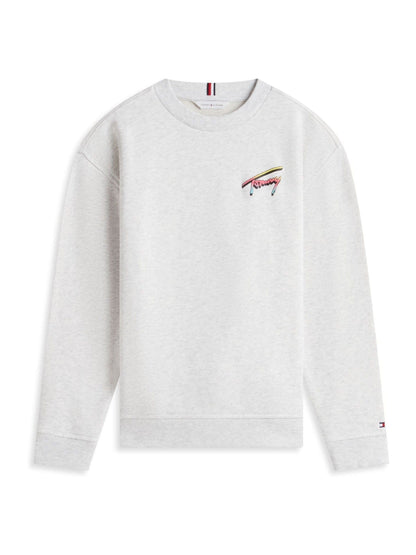 Dsiney Kidz - Tommy Hilfiger Grey Back Logo Graphic Sweatshirt image 5