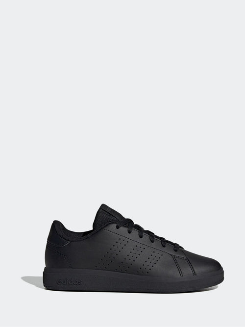 adidas Black Advantage Base 2.0 Lace Junior Trainers image 1