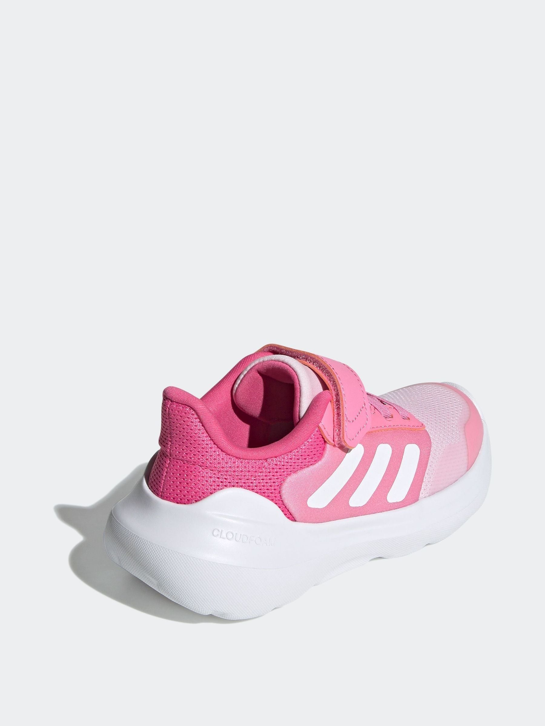adidas Pink Tensaur Run 2.0 Hook and Loop Kids Trainers image 4