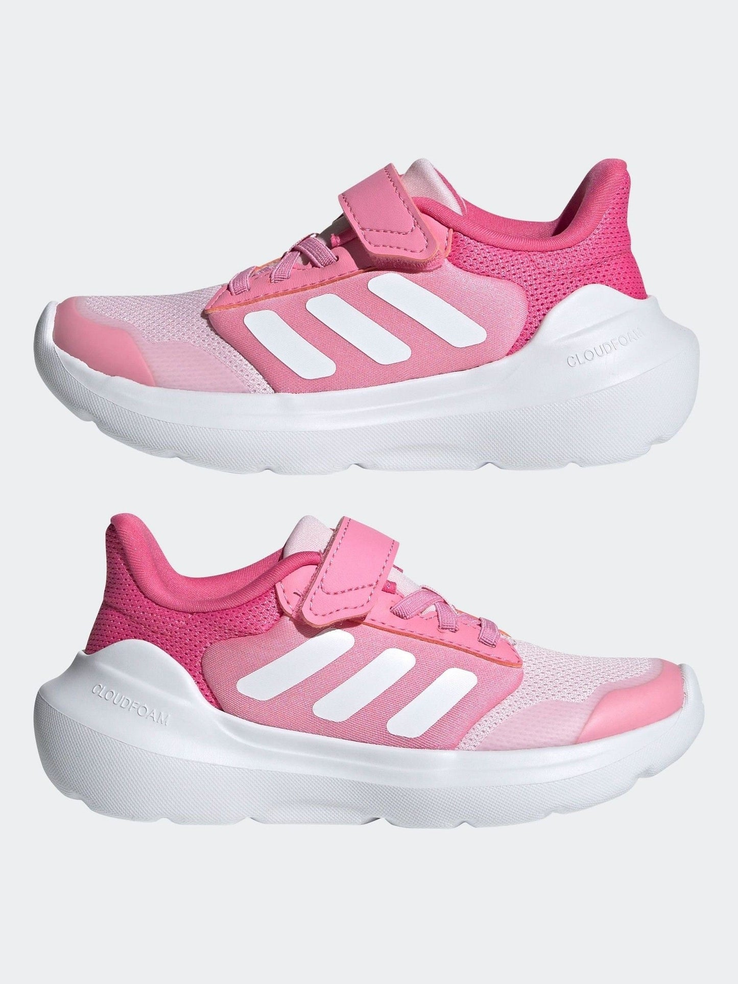 adidas Pink Tensaur Run 2.0 Hook and Loop Kids Trainers image 5