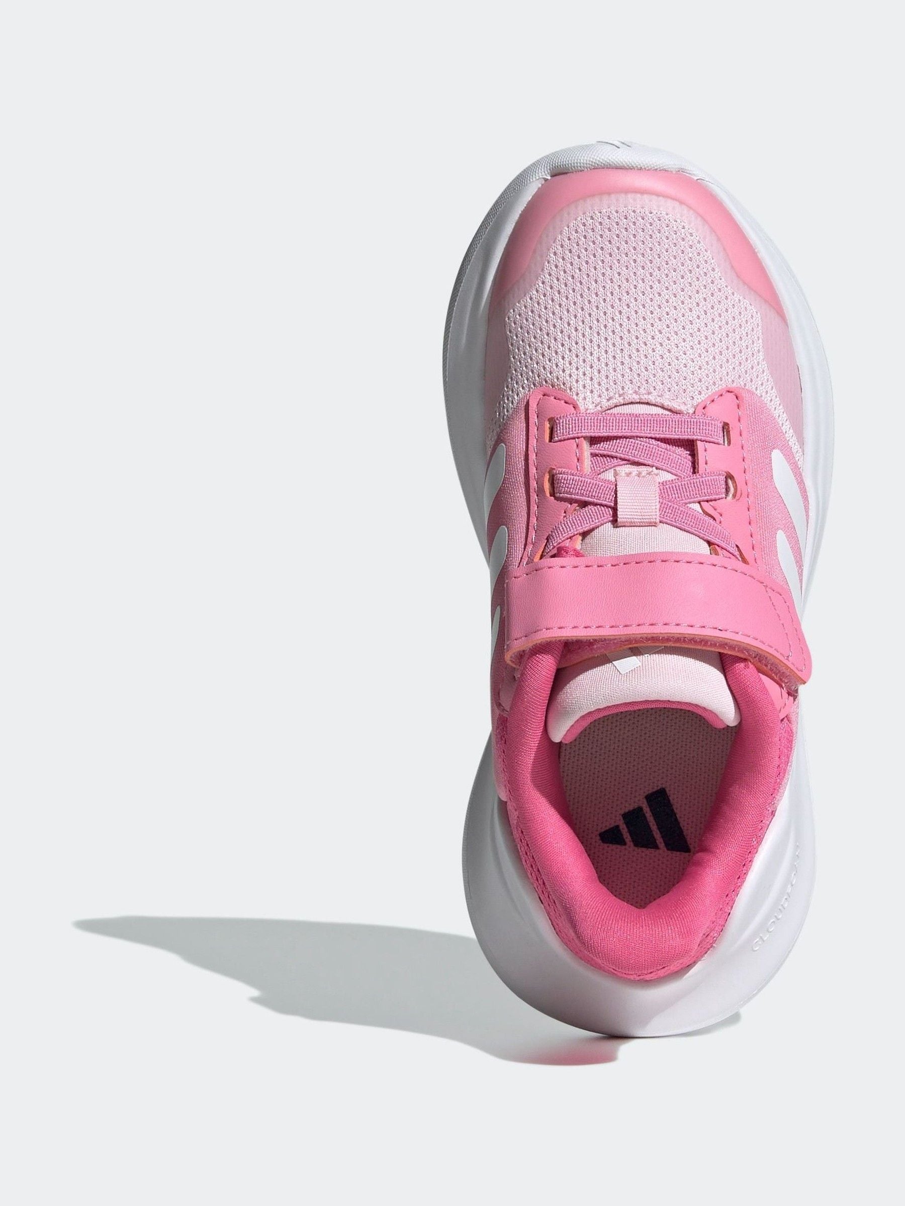 adidas Pink Tensaur Run 2.0 Hook and Loop Kids Trainers image 6