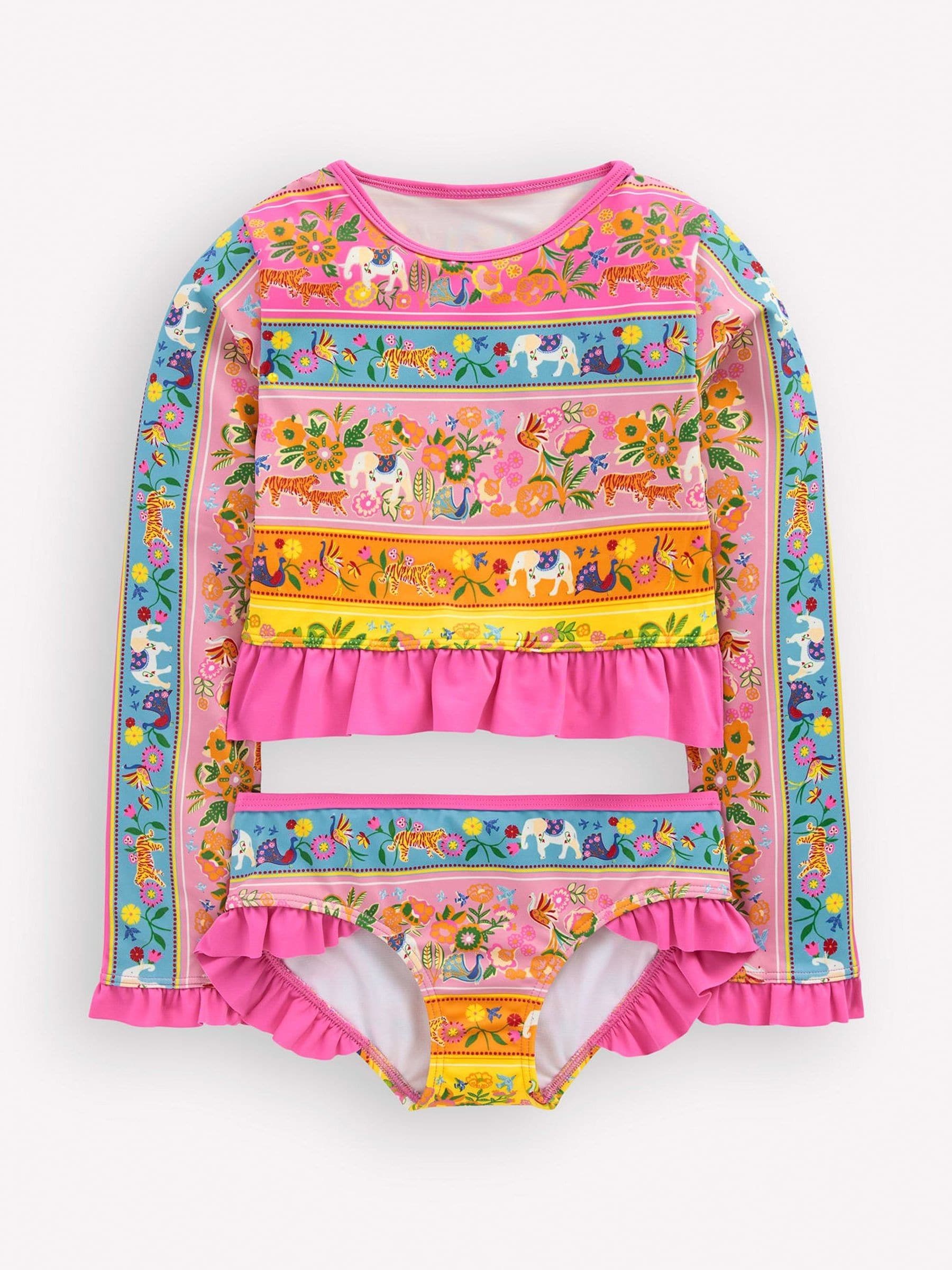 Boden Green Long Sleeve Frill Set image 1