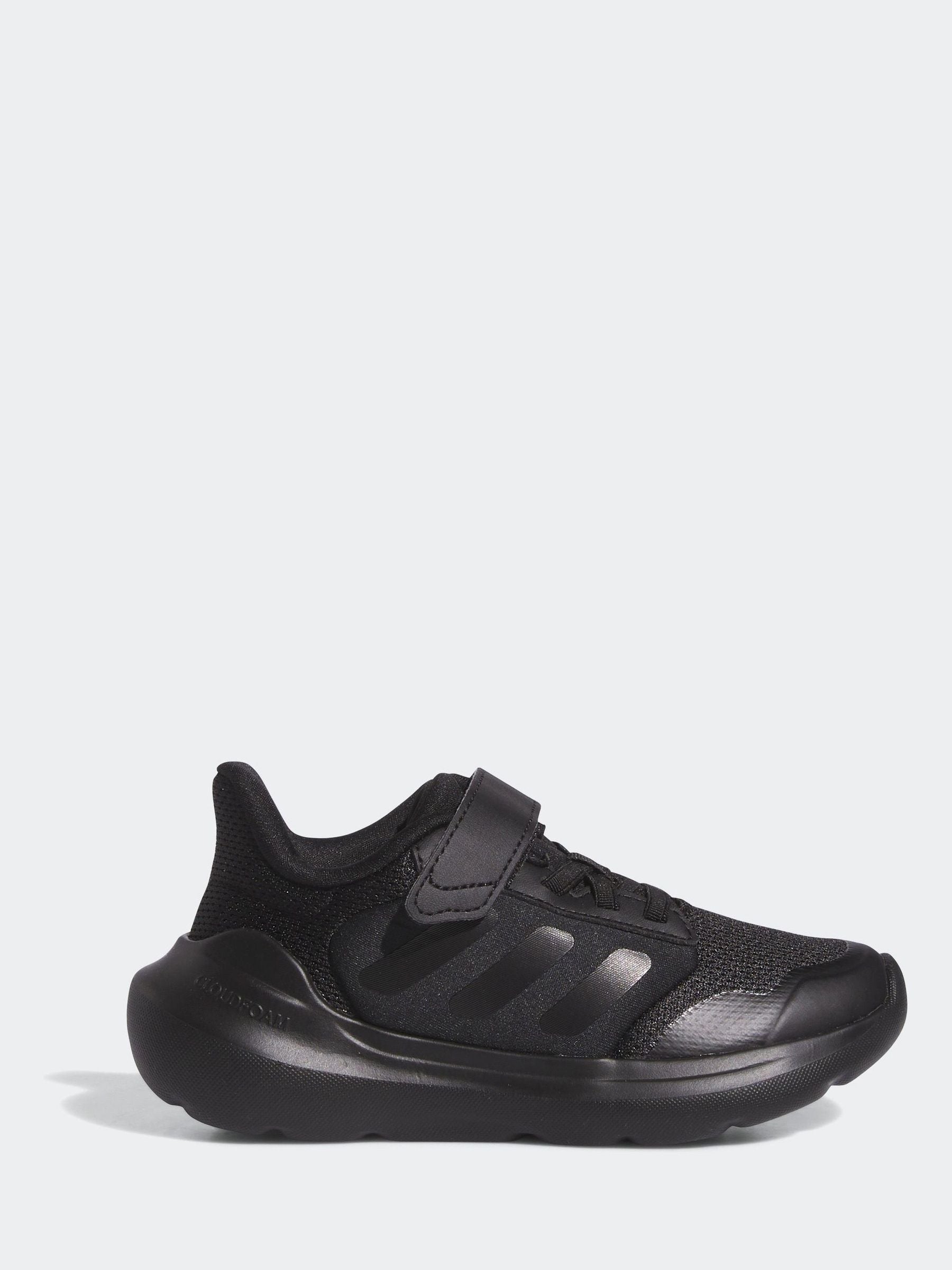 adidas Black Tensaur Run 2.0 Hook and Loop Kids Trainers image 1