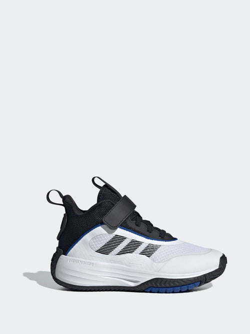 adidas White Ownthegame 3.0 Kids Trainers image 1