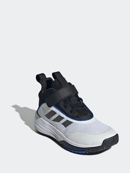 adidas White Ownthegame 3.0 Kids Trainers image 3