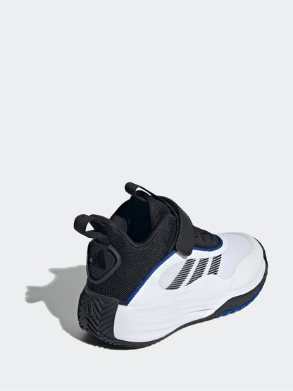 adidas White Ownthegame 3.0 Kids Trainers image 4