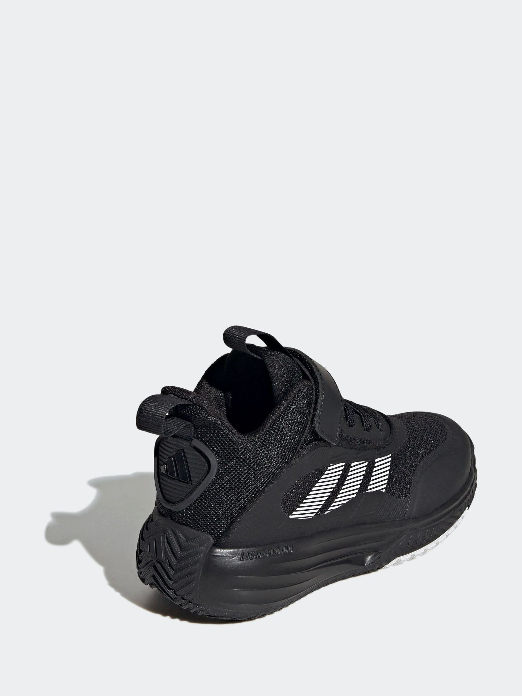 adidas Black Ownthegame 3.0 Kids Trainers image 3