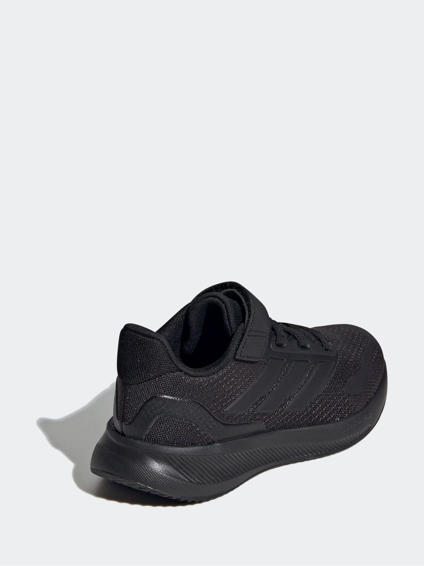 adidas Black Runfalcon 5 Elastic Lace Running Kids Trainers image 4