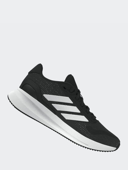 adidas Black/White Runfalcon 5 Lace Running Junior Trainers image 4