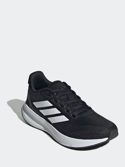 adidas Black/White Runfalcon 5 Lace Running Junior Trainers image 5