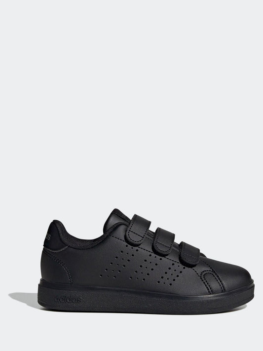 adidas Black Advantage Base 2.0 Hook and Loop Kids Trainers image 1
