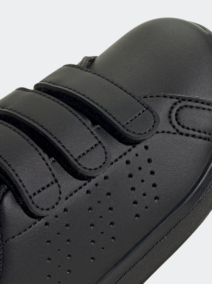 adidas Black Advantage Base 2.0 Hook and Loop Kids Trainers image 11