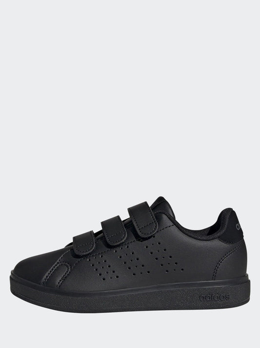 adidas Black Advantage Base 2.0 Hook and Loop Kids Trainers image 2