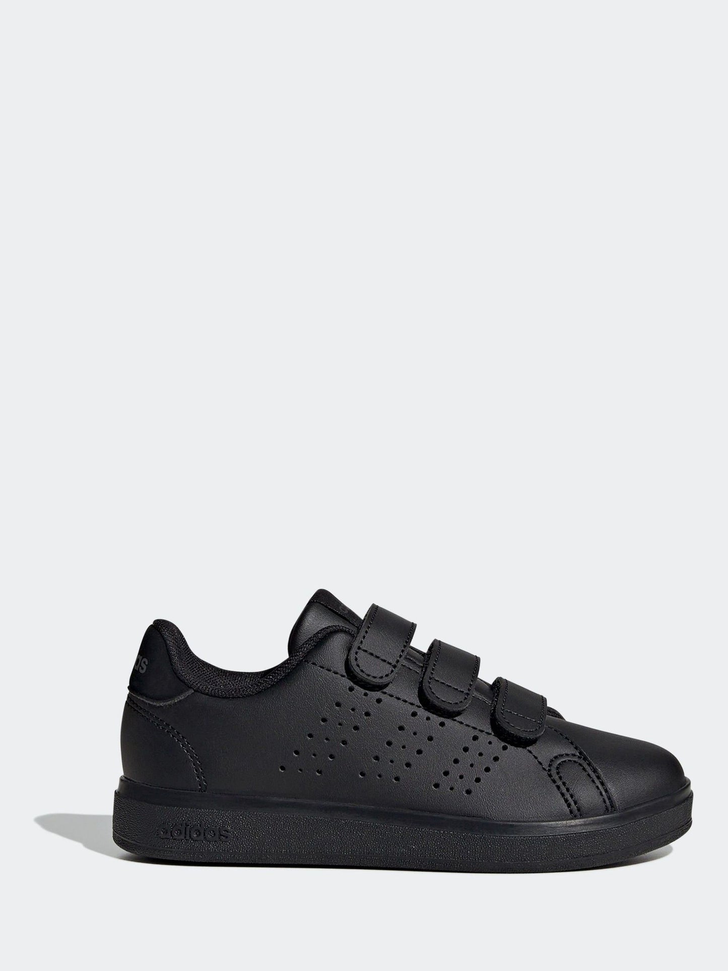 adidas Black Advantage Base 2.0 Hook and Loop Kids Trainers image 3