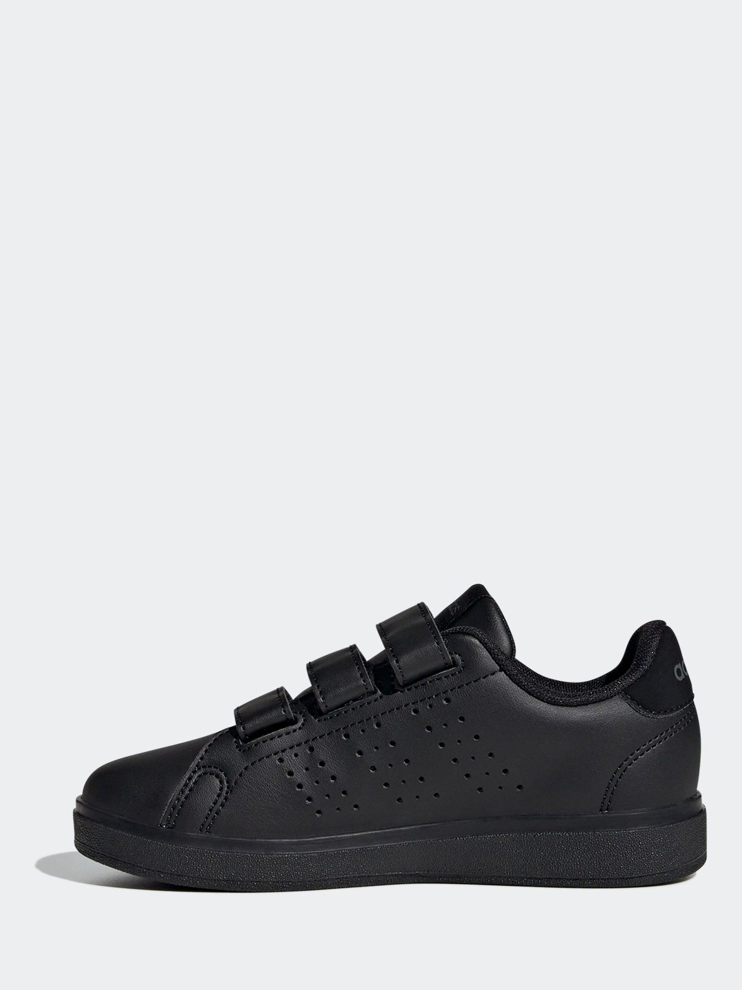 adidas Black Advantage Base 2.0 Hook and Loop Kids Trainers image 4