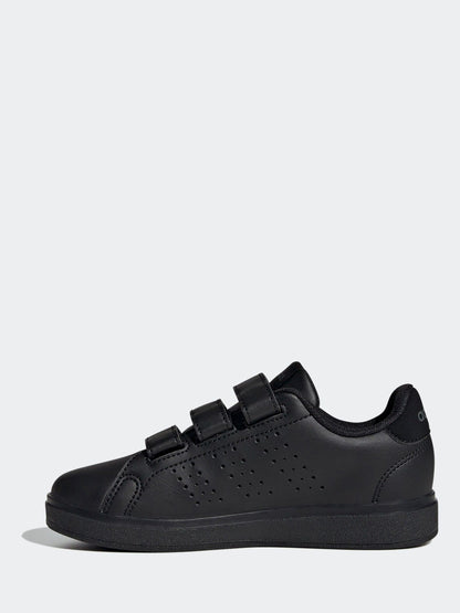 adidas Black Advantage Base 2.0 Hook and Loop Kids Trainers image 4