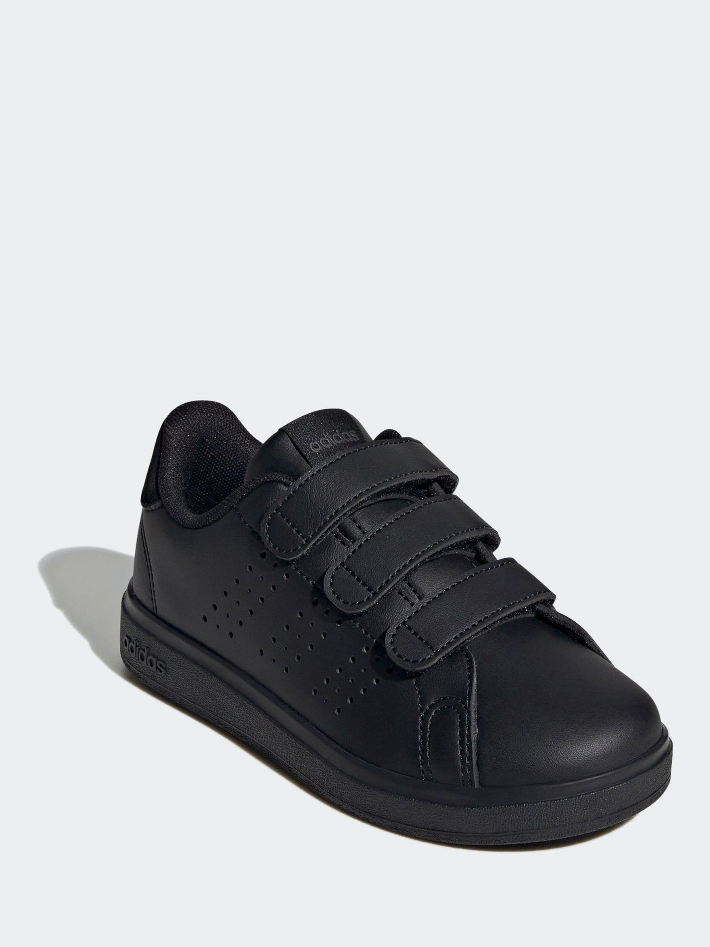 adidas Black Advantage Base 2.0 Hook and Loop Kids Trainers image 6