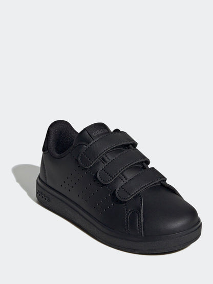 adidas Black Advantage Base 2.0 Hook and Loop Kids Trainers image 6