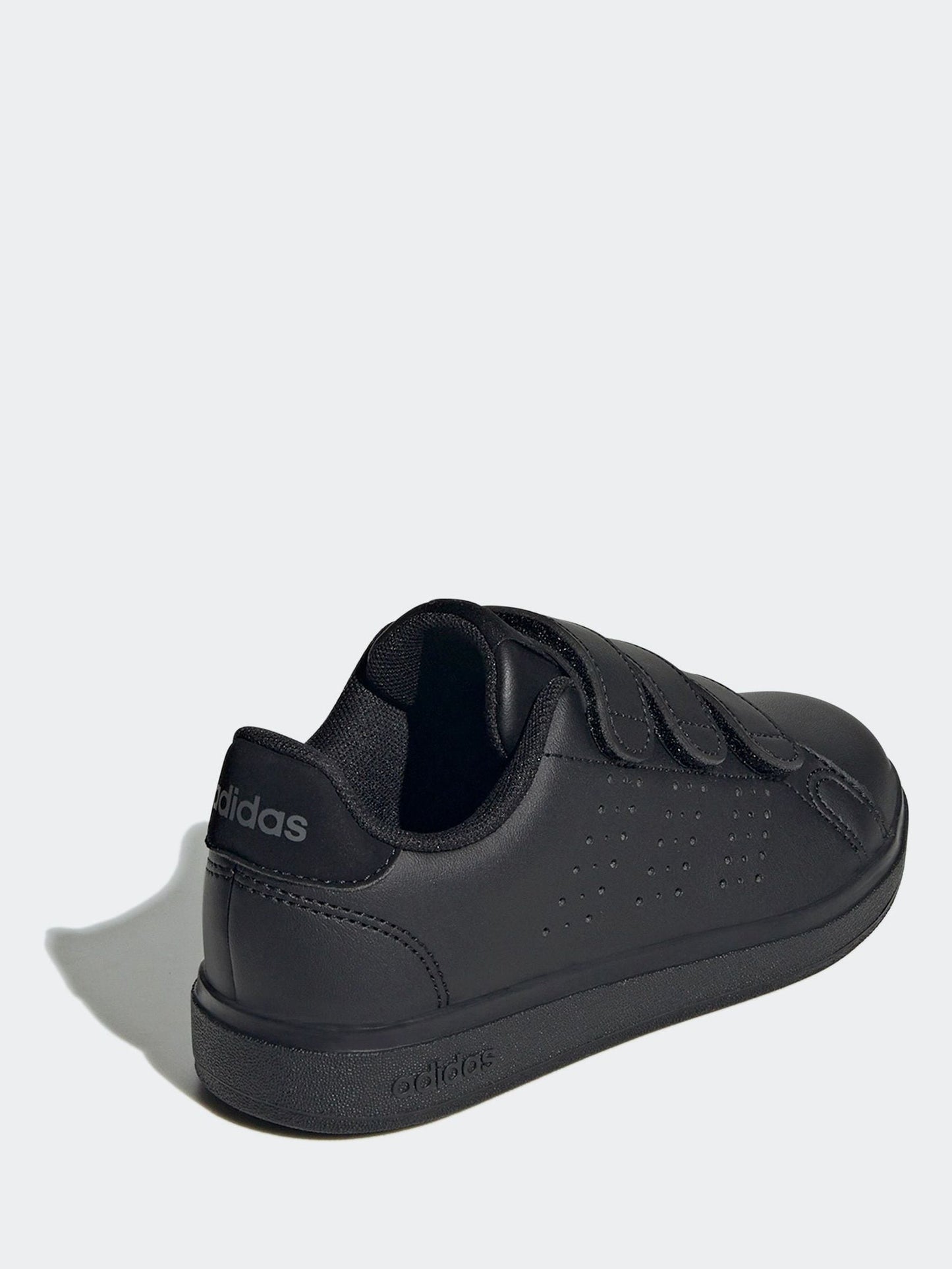 adidas Black Advantage Base 2.0 Hook and Loop Kids Trainers image 7