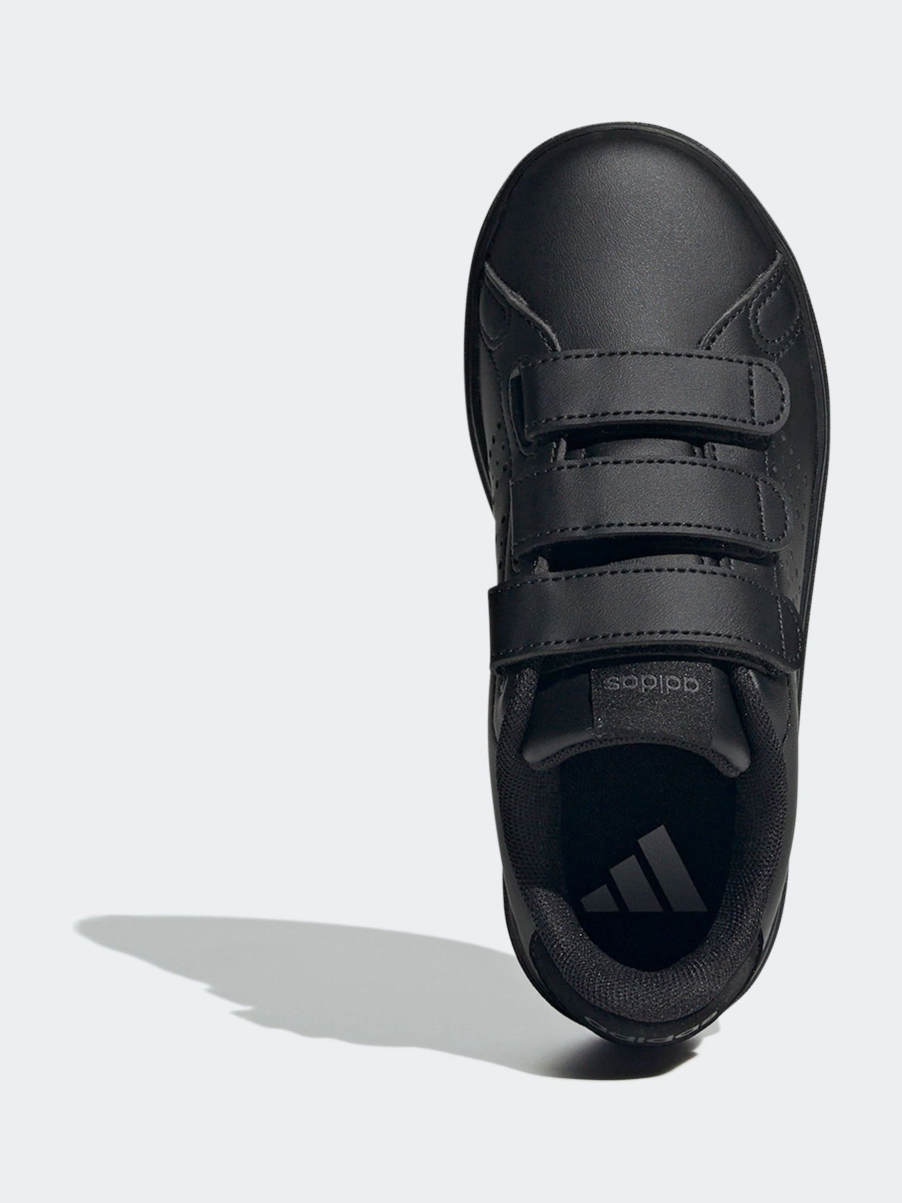 adidas Black Advantage Base 2.0 Hook and Loop Kids Trainers image 8