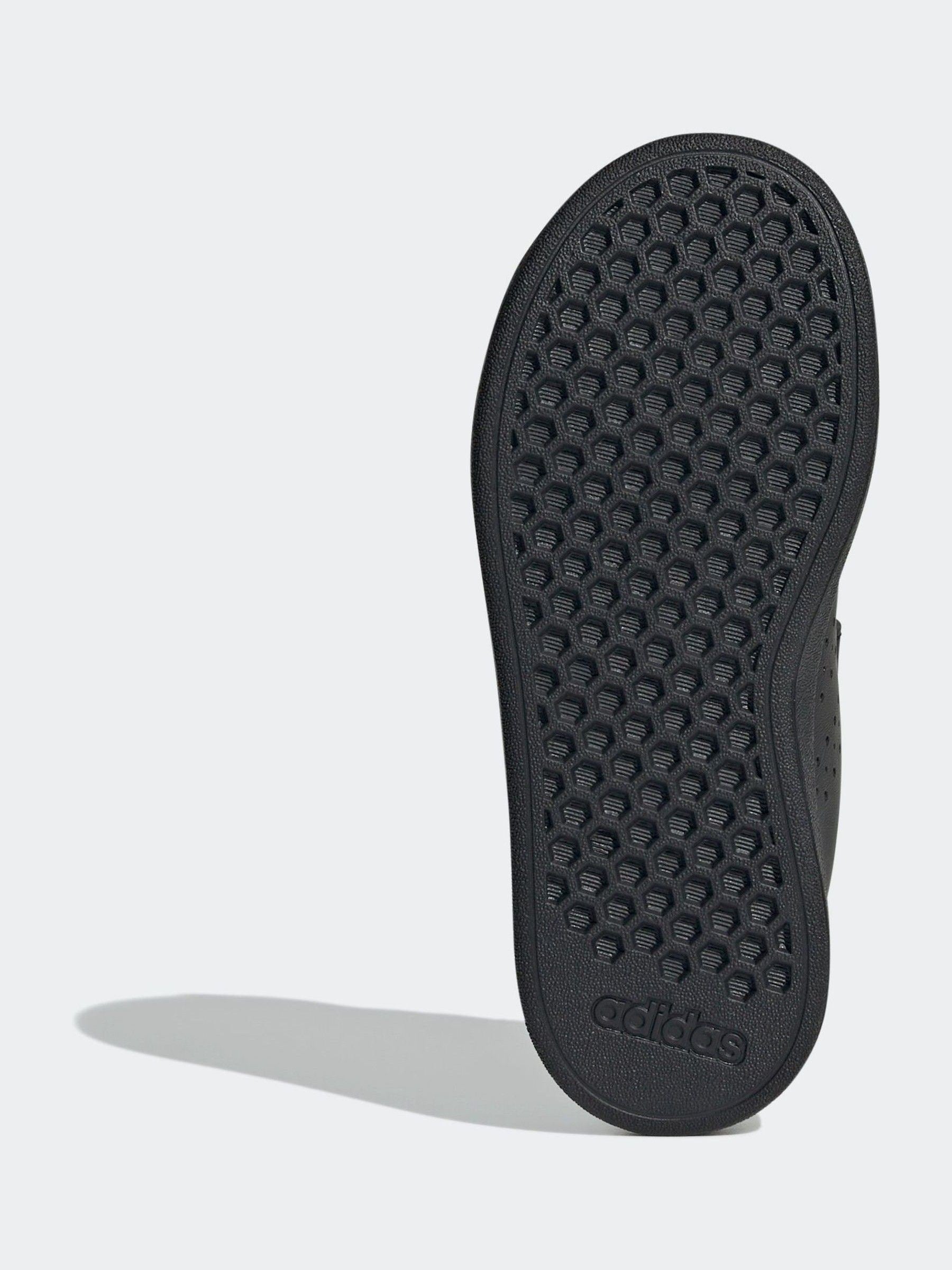 adidas Black Advantage Base 2.0 Hook and Loop Kids Trainers image 9